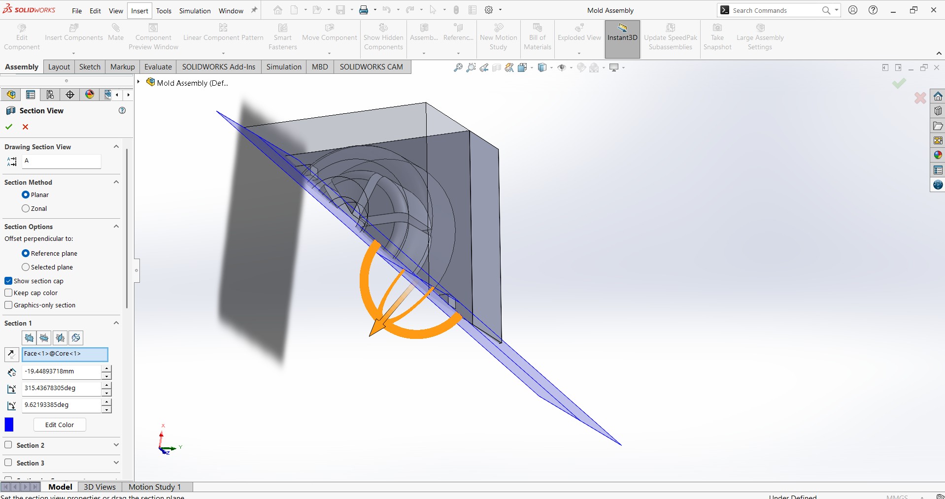 Section plane